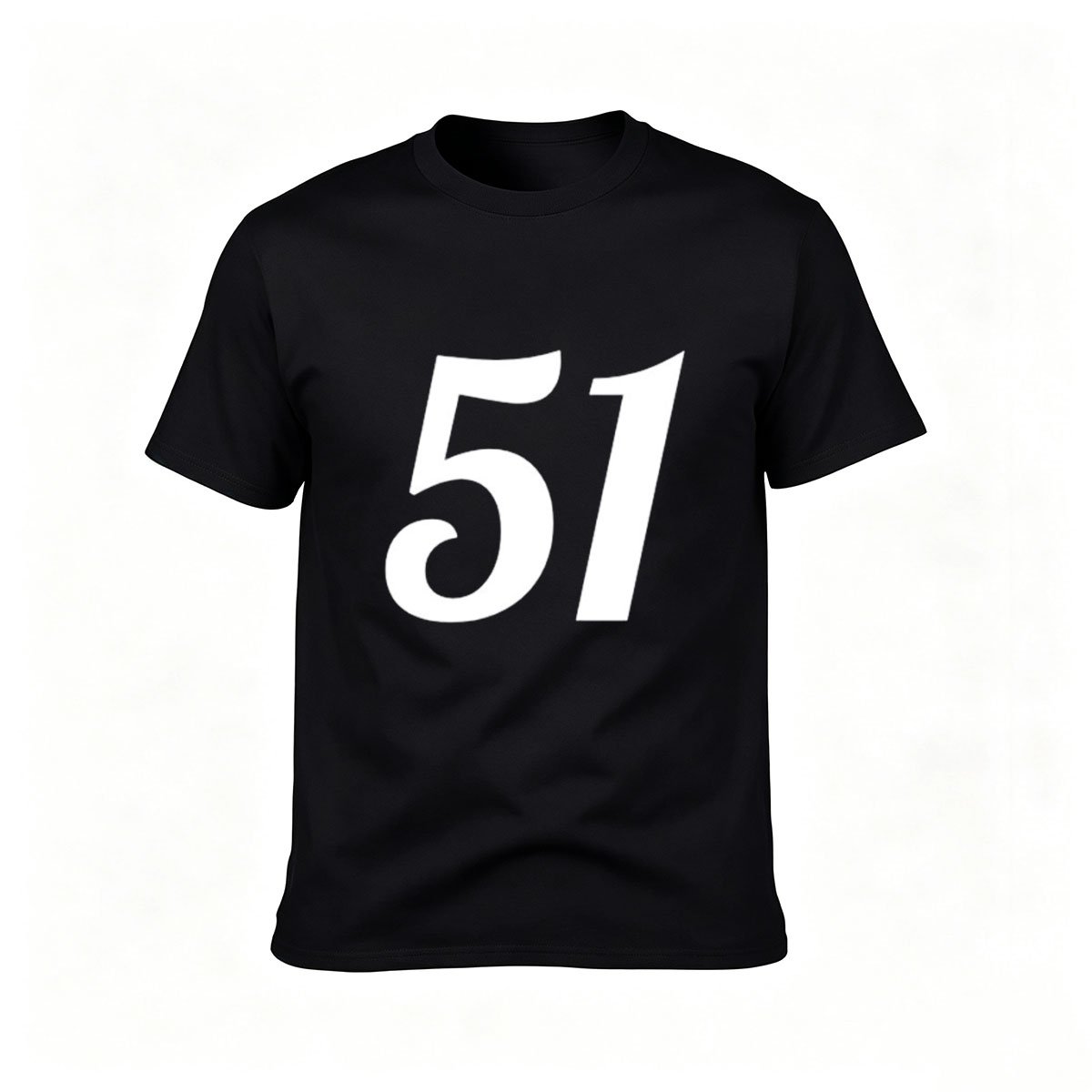 51 Number Print Men's T-Shirt Gift for Birthday Party