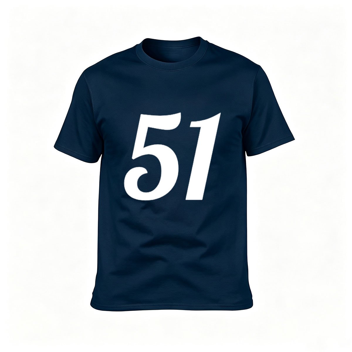 51 Number Print Men's T-Shirt Gift for Birthday Party - Image 6