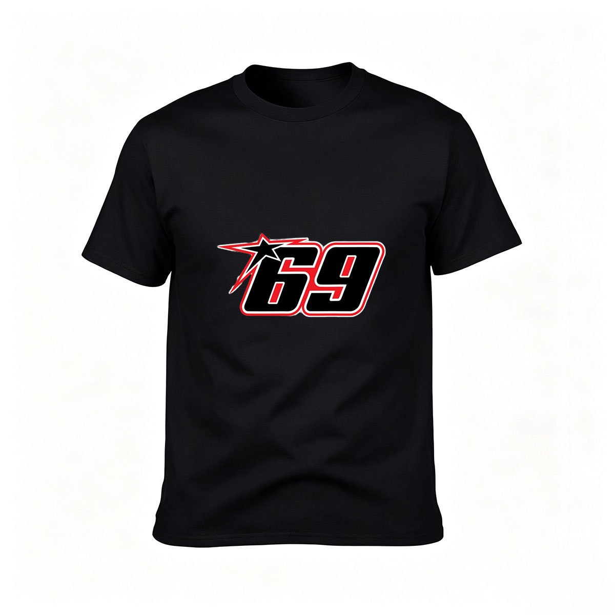 69 Star Logo Men's T-Shirt Casual Gift Wear