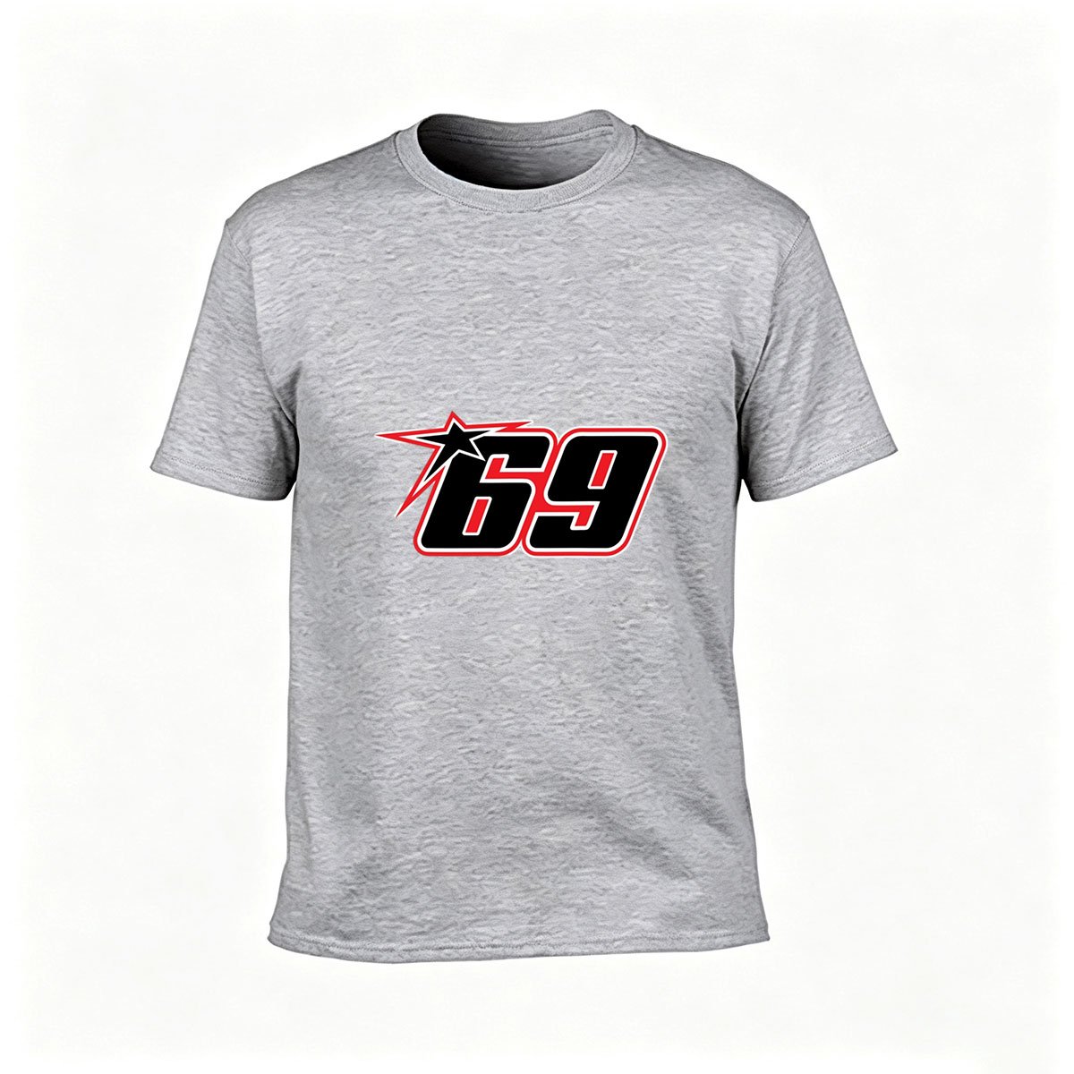 69 Star Logo Men's T-Shirt Casual Gift Wear - Image 3
