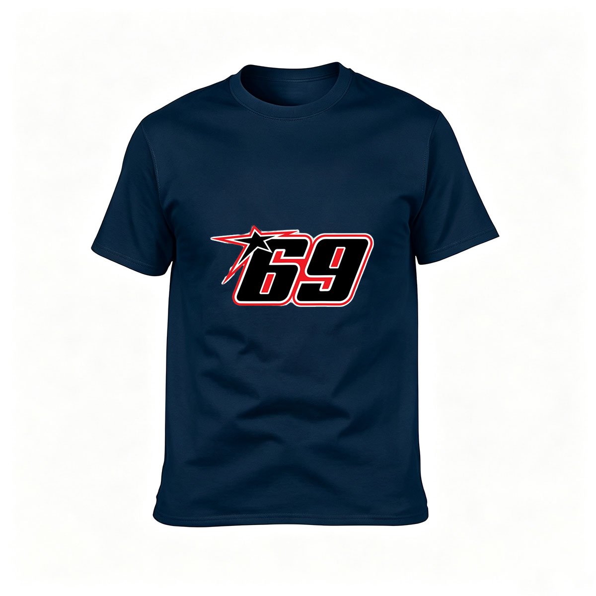 69 Star Logo Men's T-Shirt Casual Gift Wear - Image 6