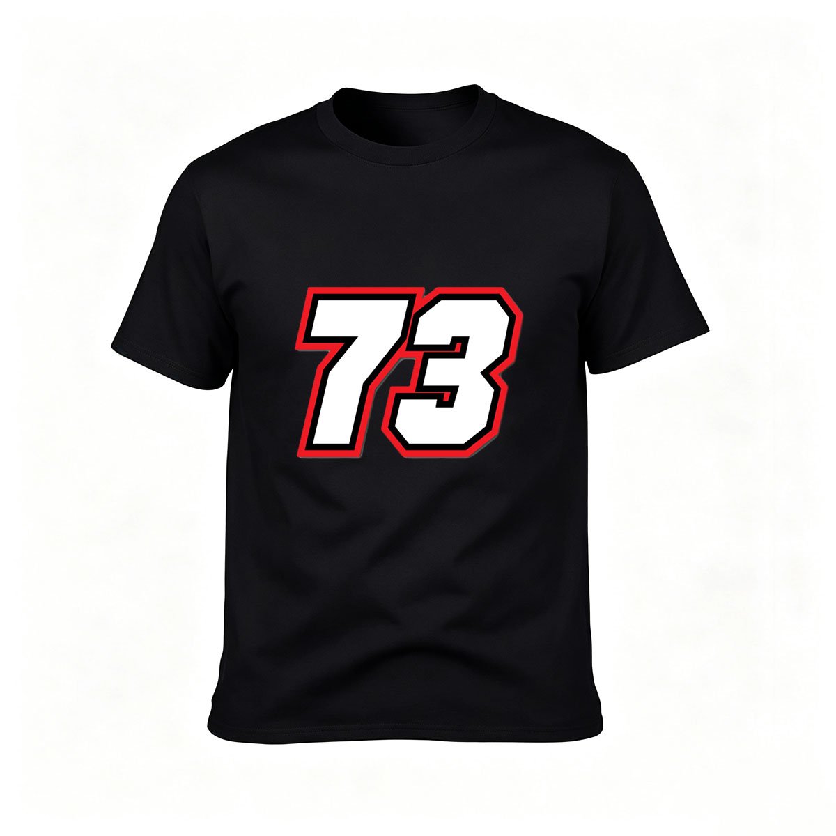 73 Number Print Men's T-Shirt Sport Style Gift Wear