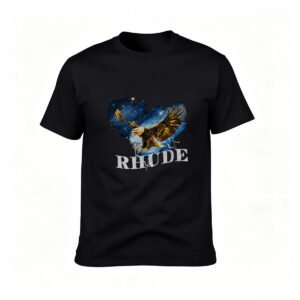Rhude Eagle Print Men's T-Shirt Casual Gift Wear