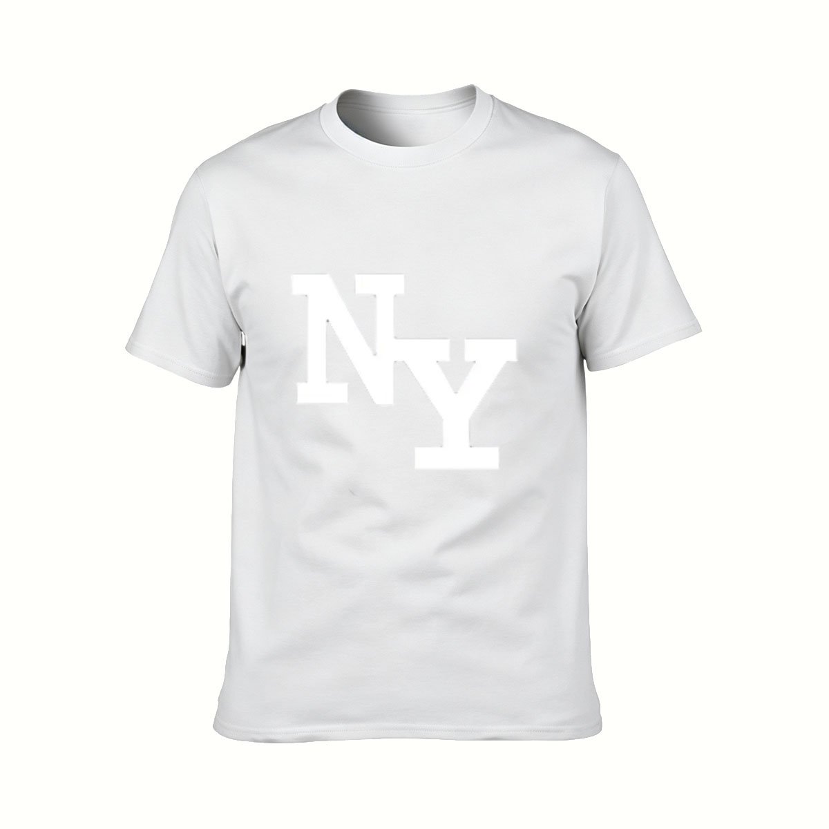 NY Logo Black T-Shirt Men's Casual Streetwear Gift Top - Image 2