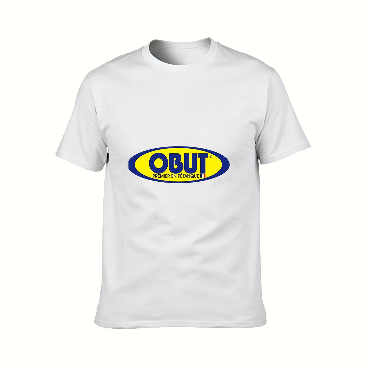 OBUT Logo T-Shirt Men's Black Petanque Sport Gift Tee - Image 2