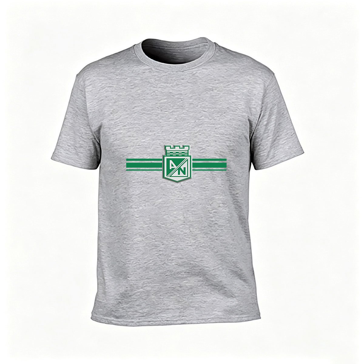 Men's Black T-Shirt with Green Crest Logo Design for Gifts and Casual Wear - Image 3