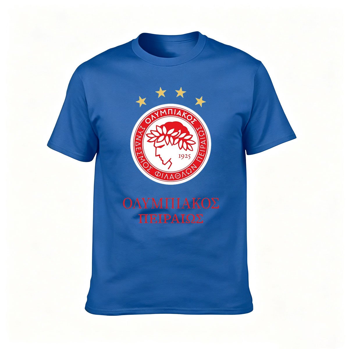 Olympiacos FC Logo T-Shirt Men's Gift Football Fan Apparel - Image 4