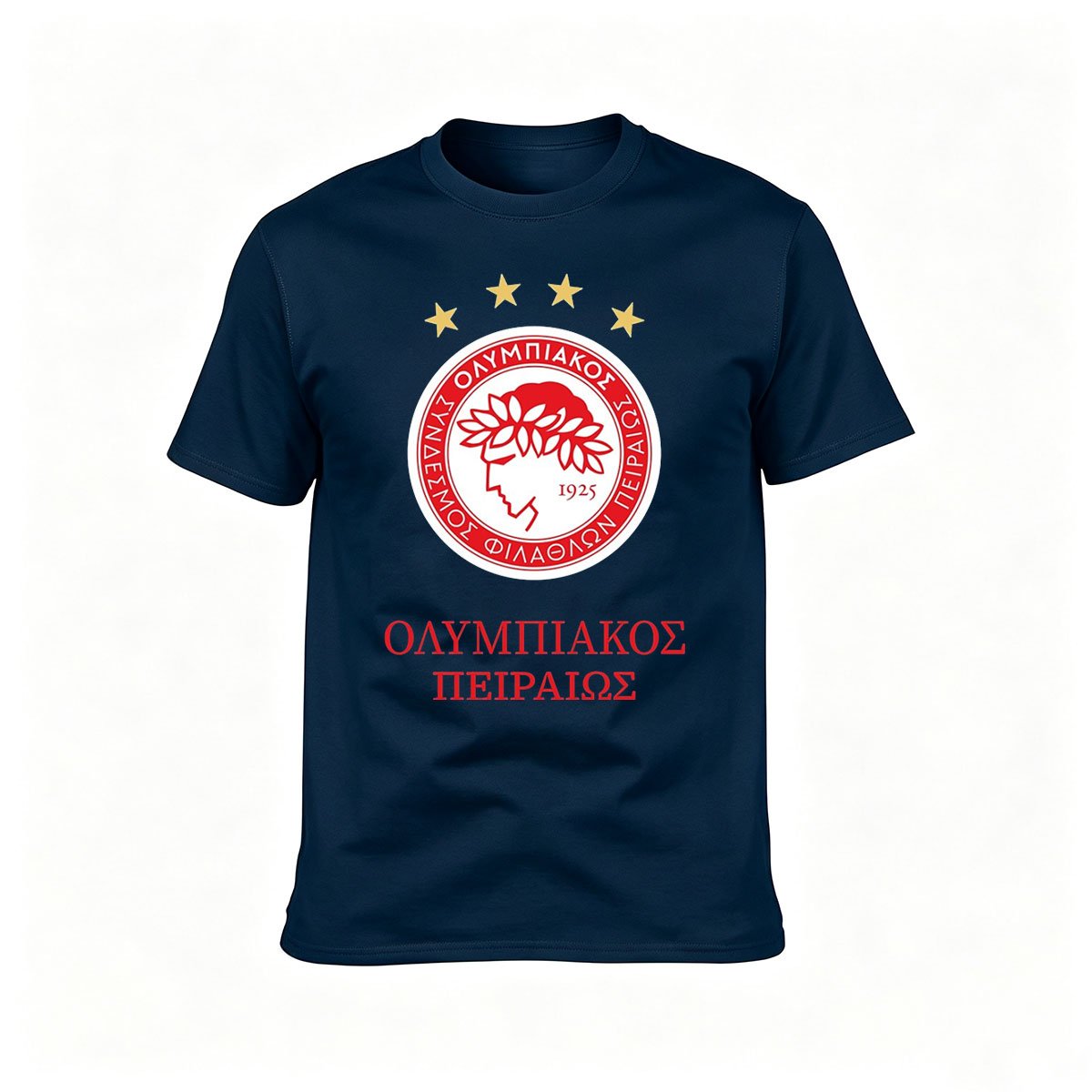 Olympiacos FC Logo T-Shirt Men's Gift Football Fan Apparel - Image 6
