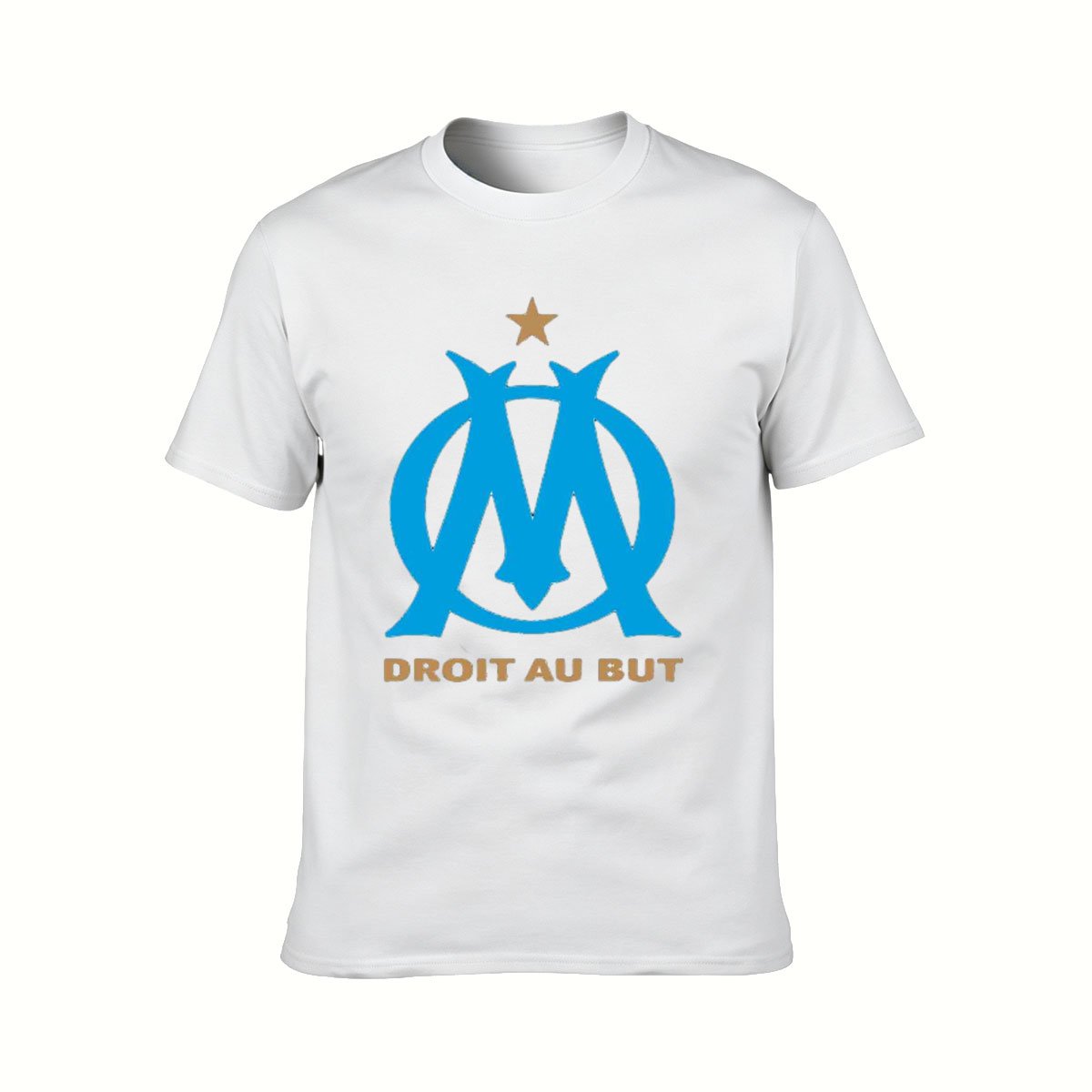 Olympique Marseille Logo T-Shirt Men's Football Fan Gift - Image 2