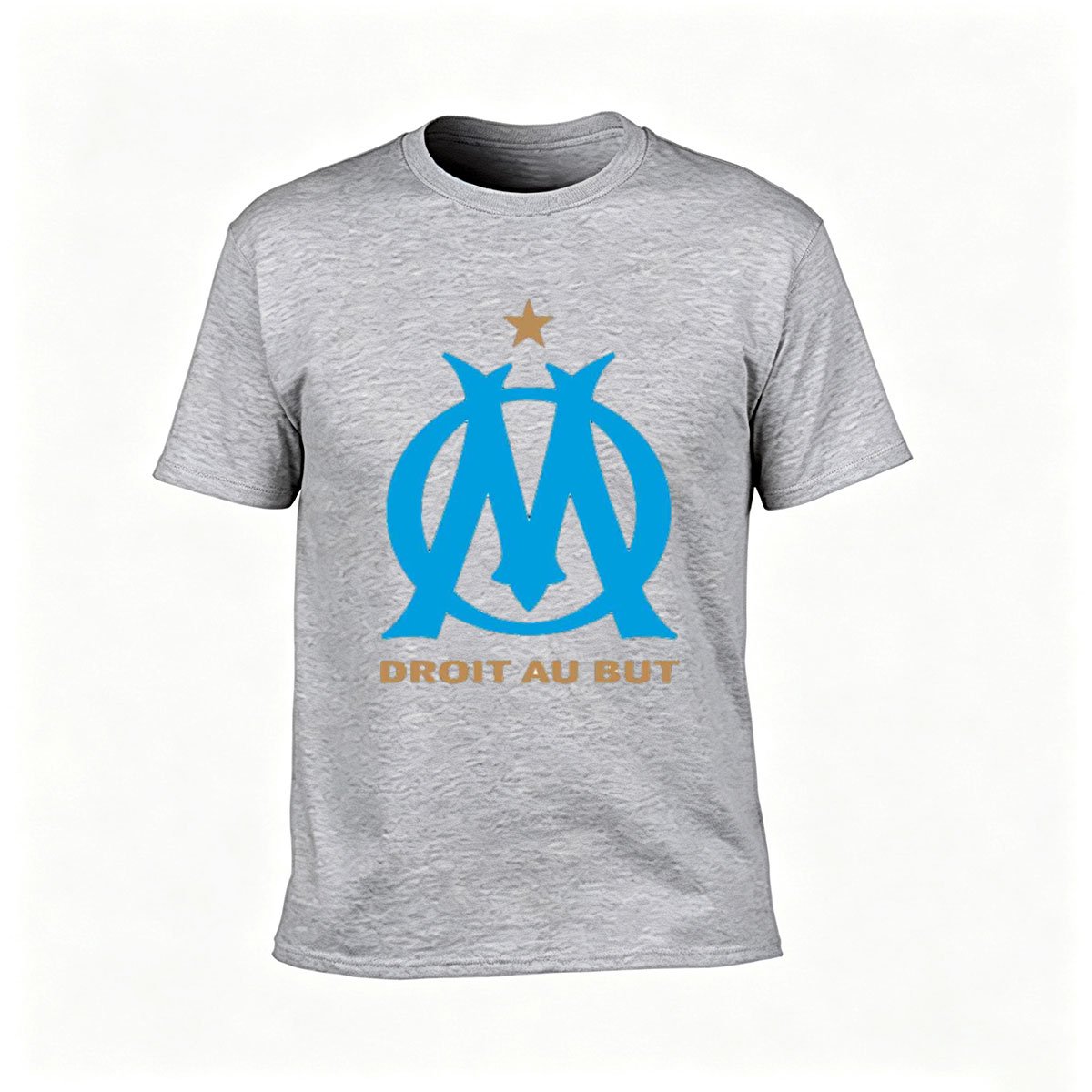 Olympique Marseille Logo T-Shirt Men's Football Fan Gift - Image 3