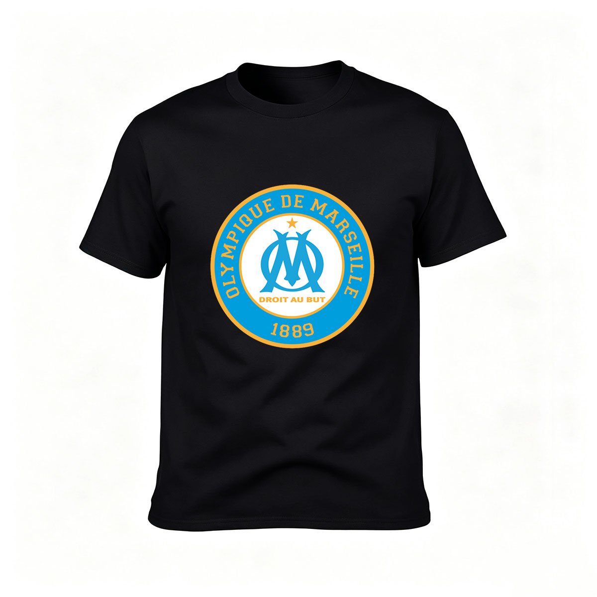 Olympique de Marseille Logo Men's T-Shirt Football Gift
