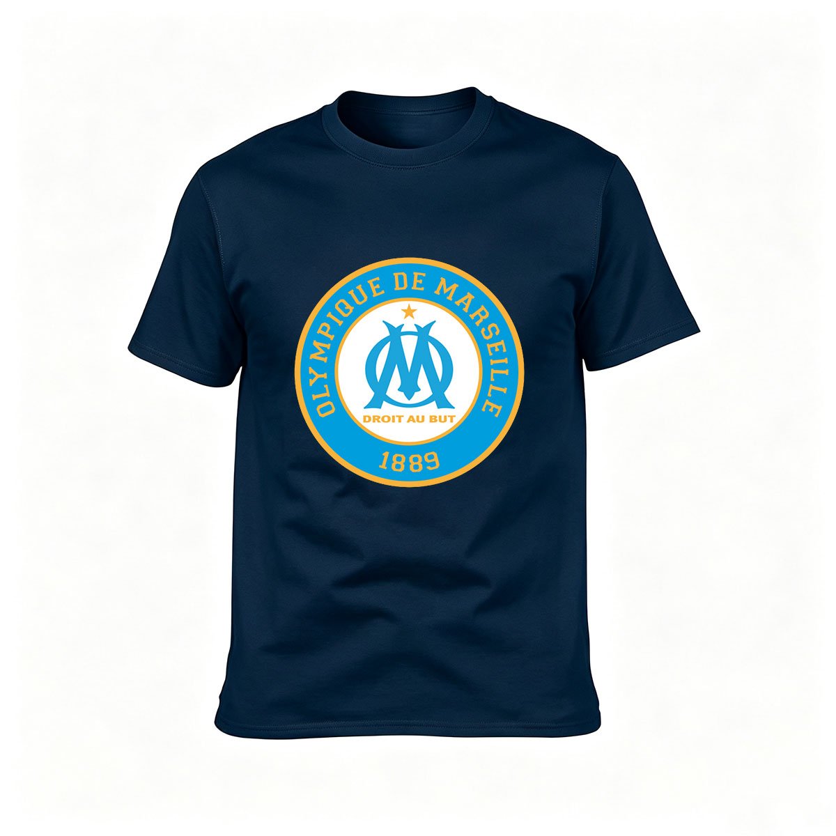 Olympique de Marseille Logo Men's T-Shirt Football Gift - Image 6
