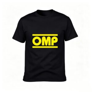 OMP Logo T-Shirt Men's Casual Wear Gift for Racing Fans