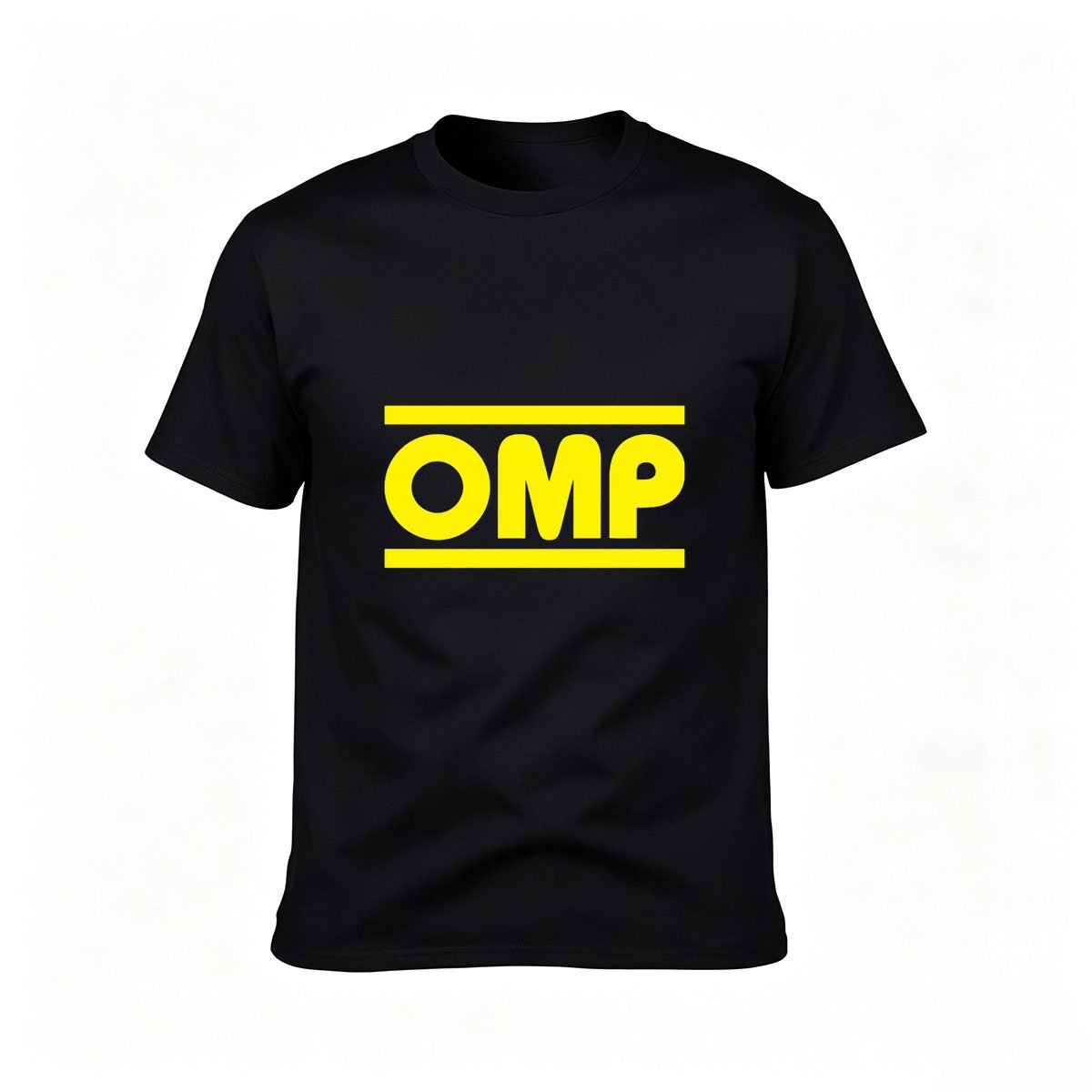 OMP Logo T-Shirt Men's Casual Wear Gift for Racing Fans
