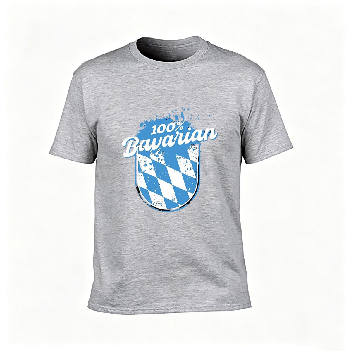 100% Bavarian Men's T-Shirt German Flag Design Gift for Beer Festival - Image 3