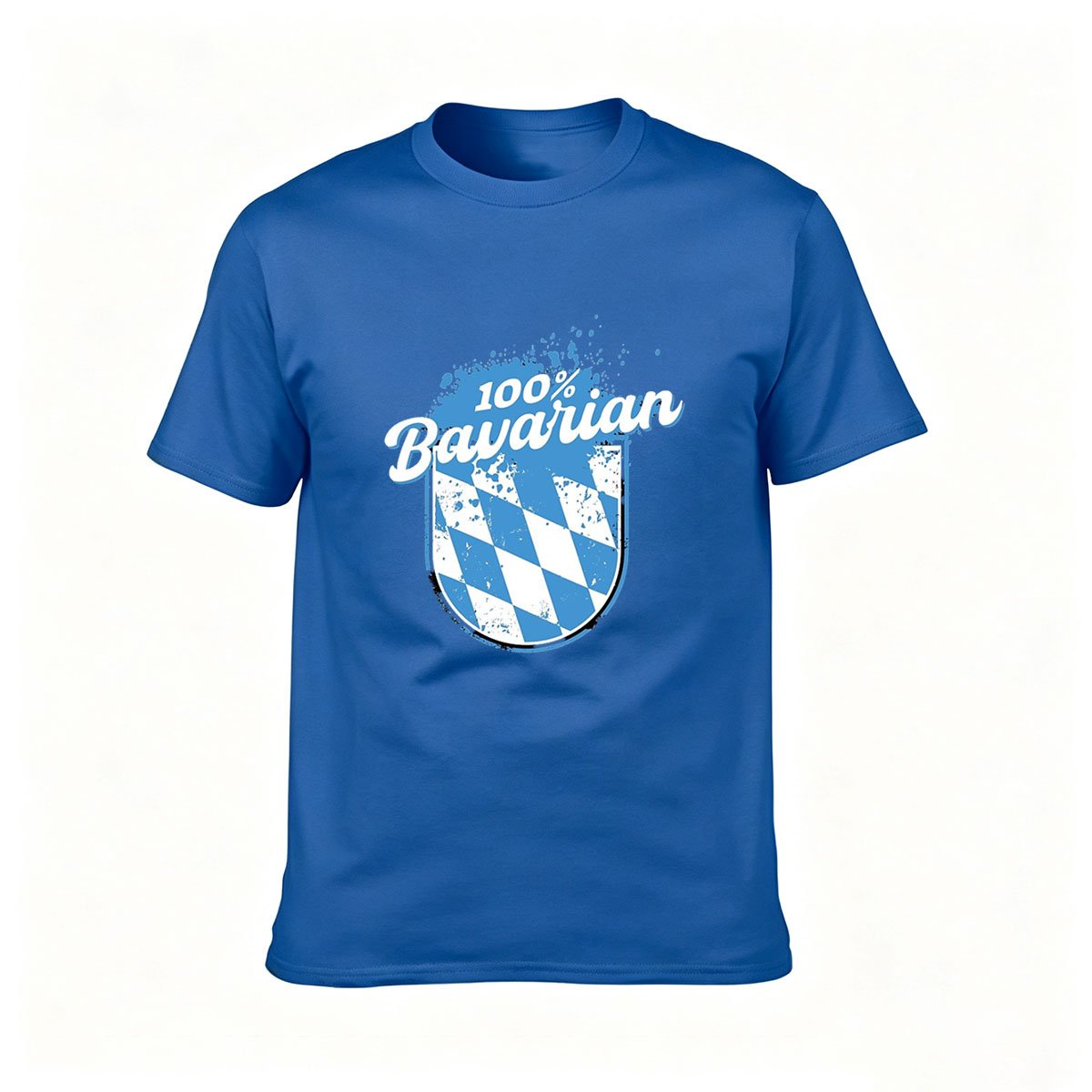 100% Bavarian Men's T-Shirt German Flag Design Gift for Beer Festival - Image 4