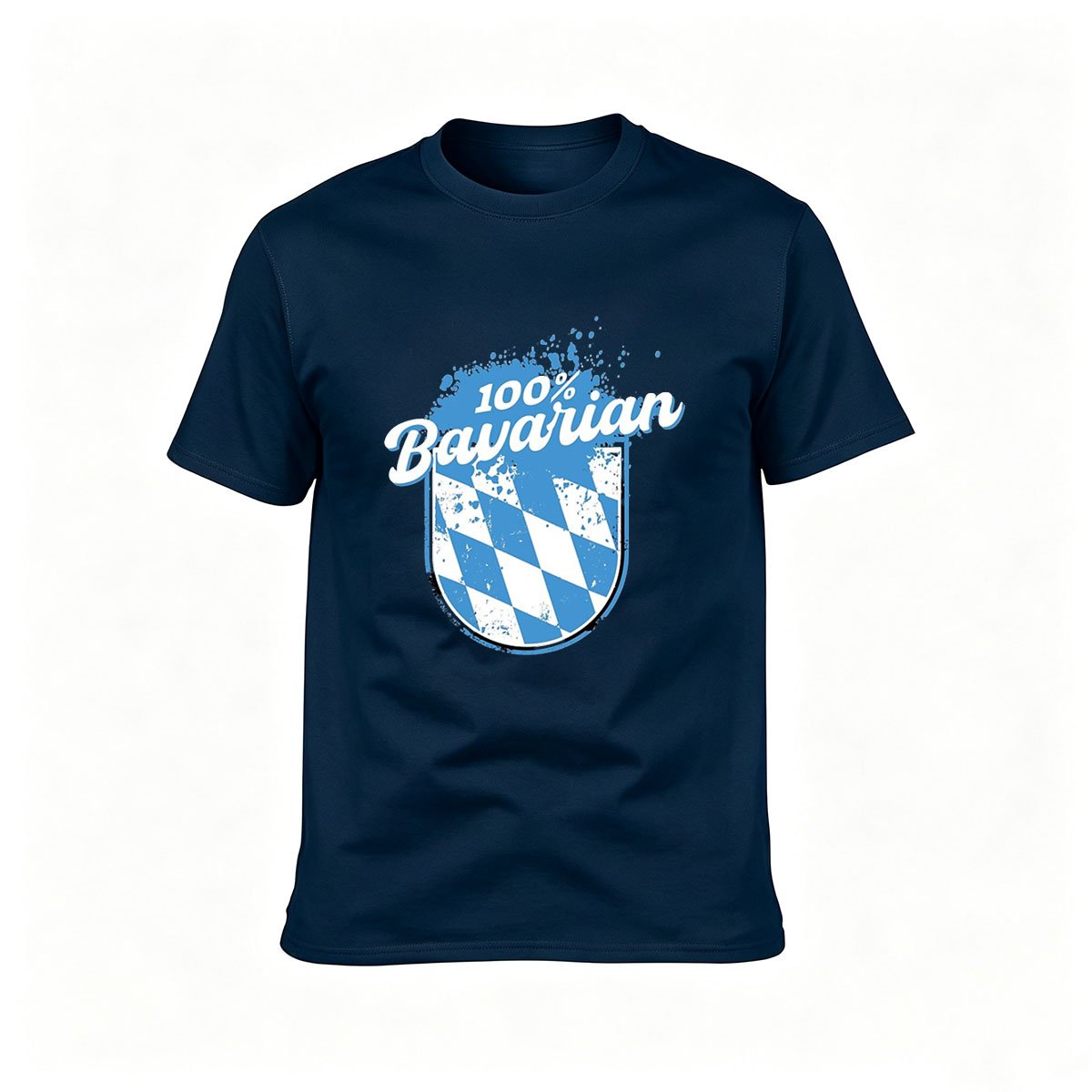 100% Bavarian Men's T-Shirt German Flag Design Gift for Beer Festival - Image 6