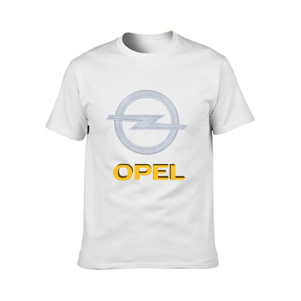 Opel Logo T-Shirt Men's Car Brand Tee Gift for Auto Fans - Image 2