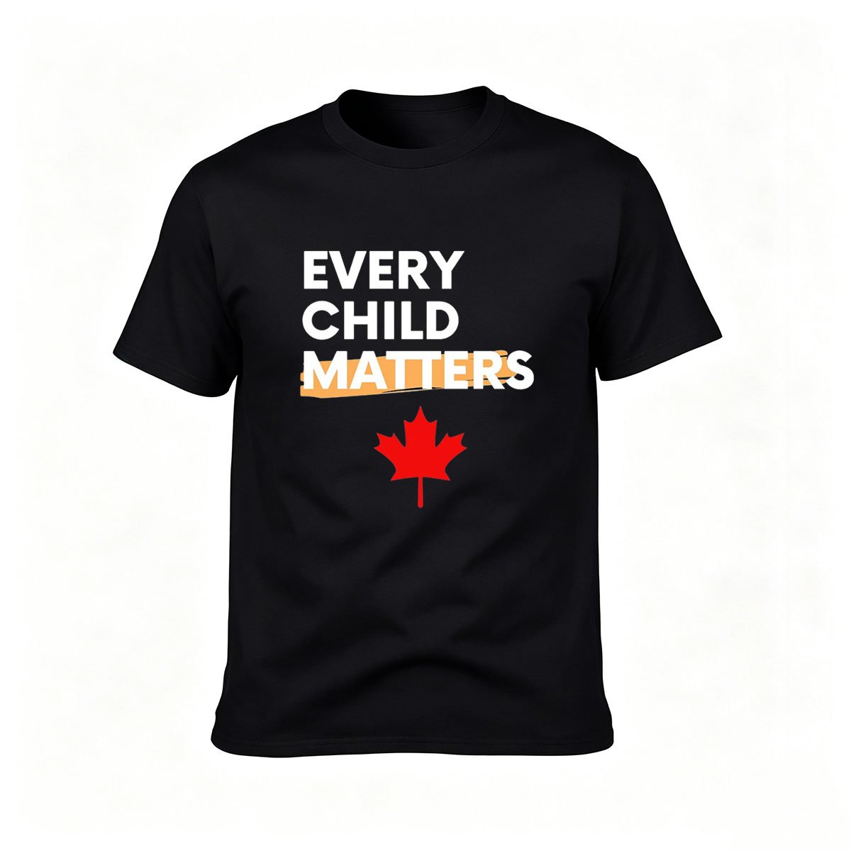 Every Child Matters Canada Maple Leaf T-Shirt Men Women Tees Gift