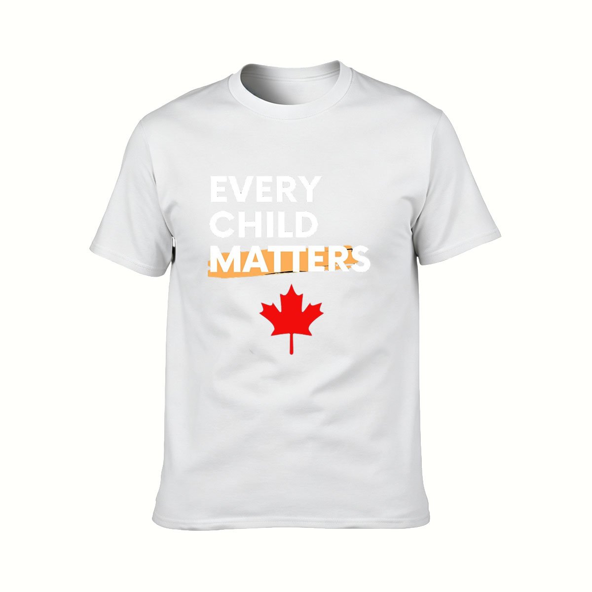 Every Child Matters Canada Maple Leaf T-Shirt Men Women Tees Gift - Image 2