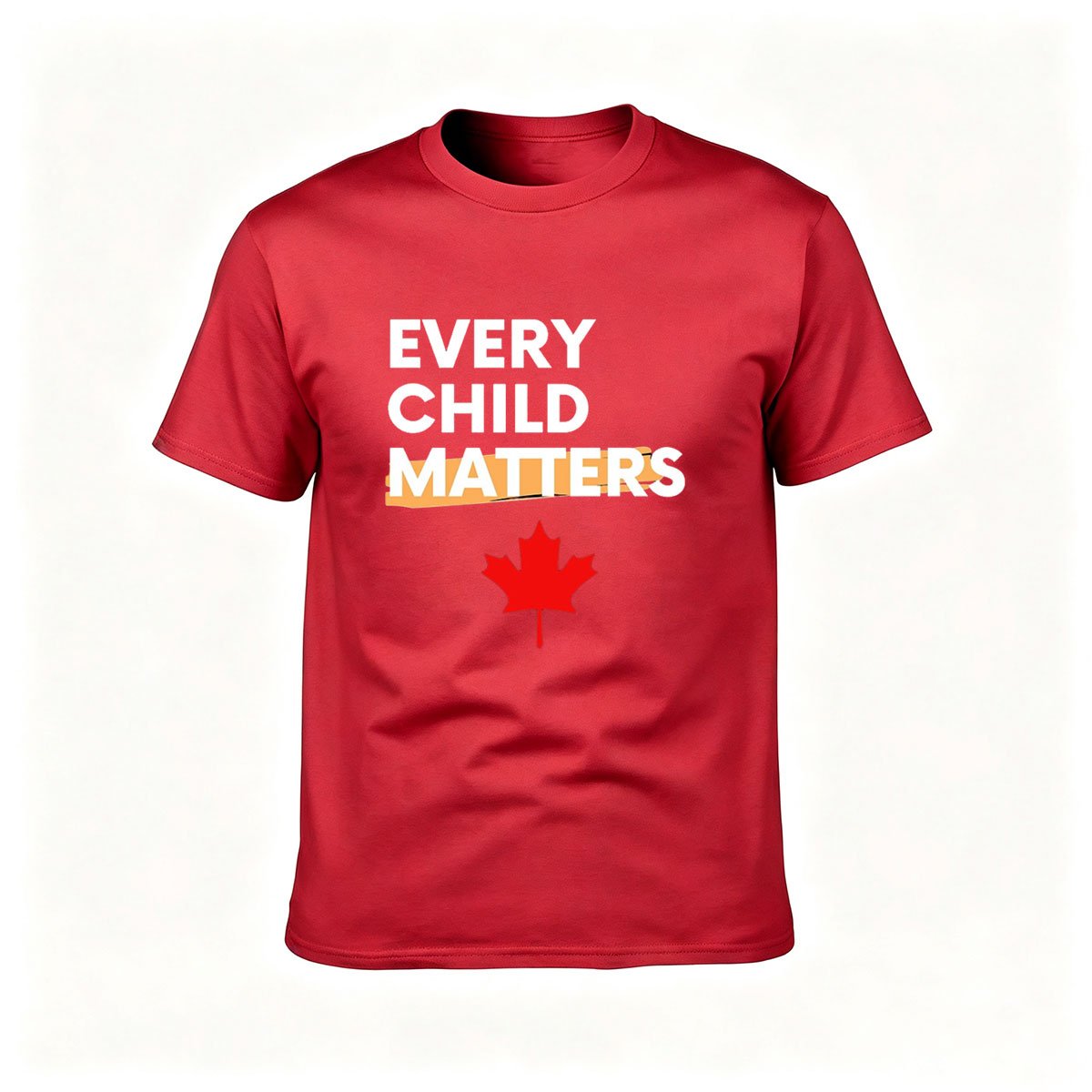 Every Child Matters Canada Maple Leaf T-Shirt Men Women Tees Gift - Image 5