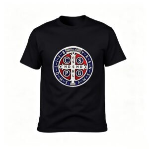 St. Benedict Cross Men's T-Shirt Religious Gift Wear