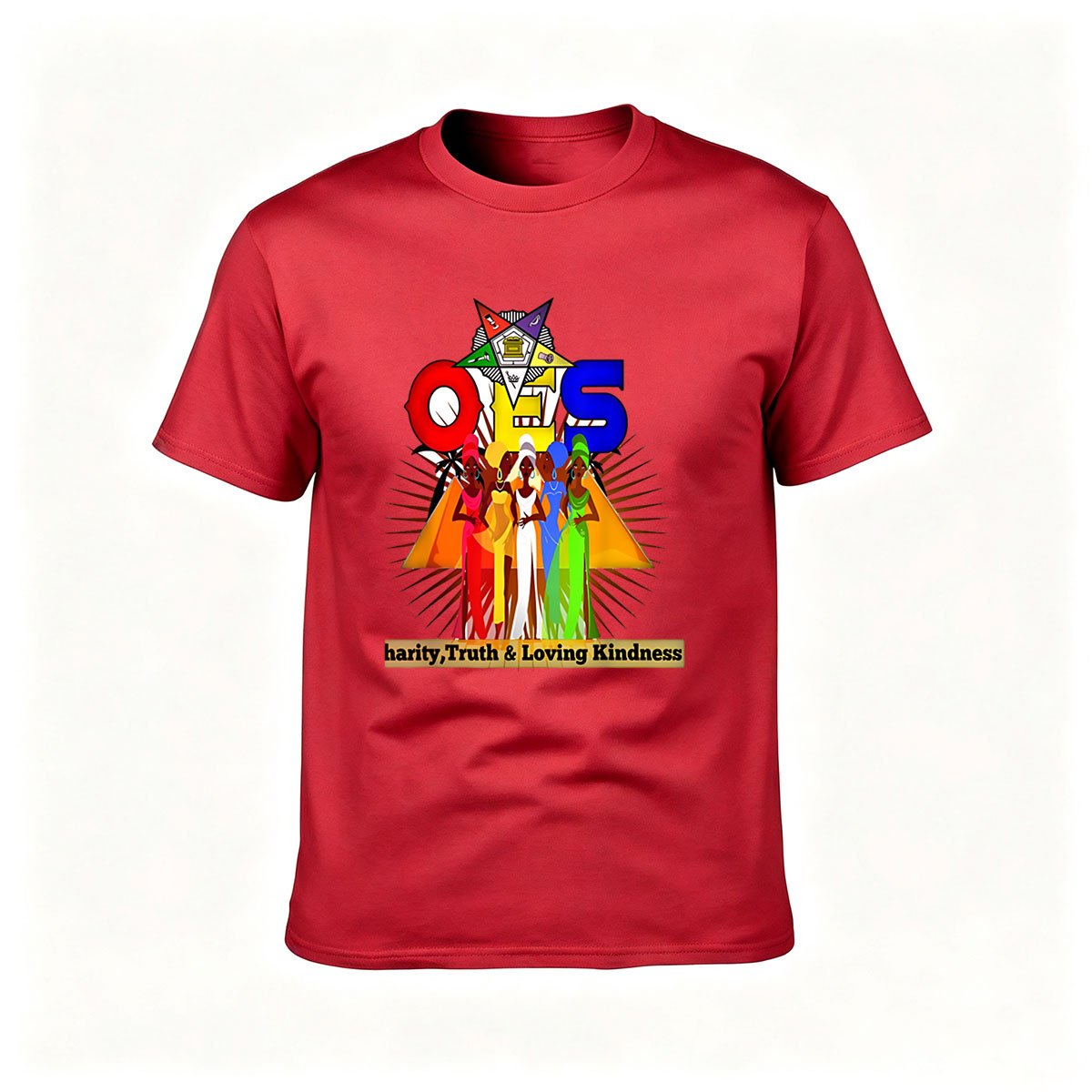 OES Women's T-Shirt Charity Truth Loving Kindness Design Gift for Sisters - Image 5