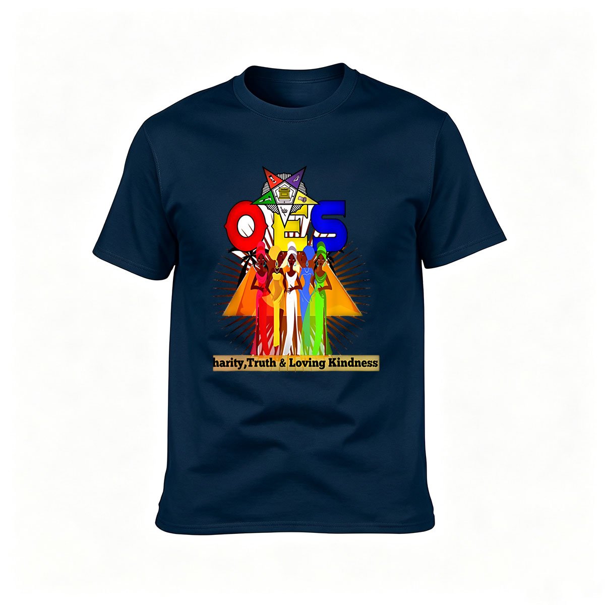 OES Women's T-Shirt Charity Truth Loving Kindness Design Gift for Sisters - Image 6