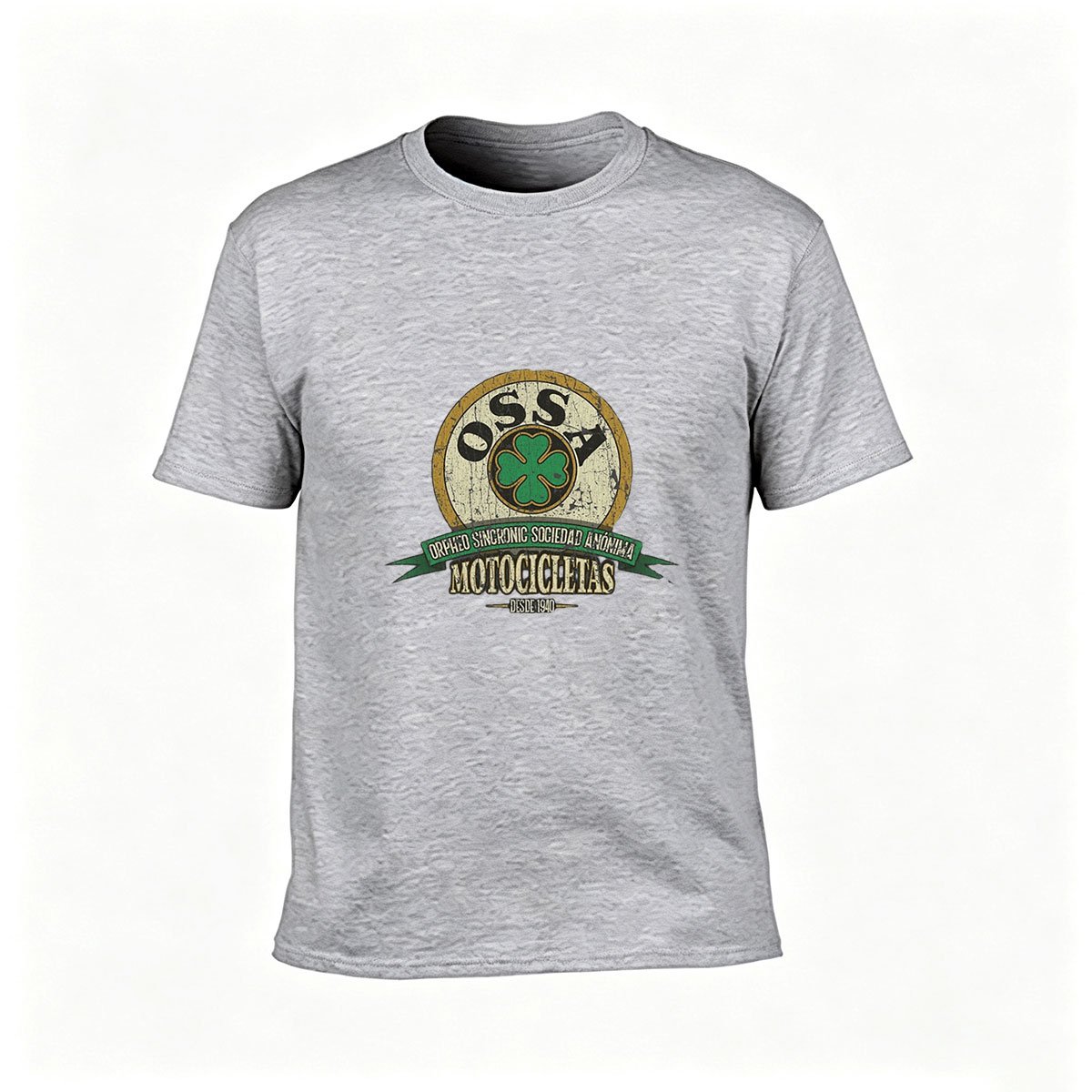 OSSA Motorcycles Vintage Logo Men's T-Shirt Gift for Bikers - Image 3