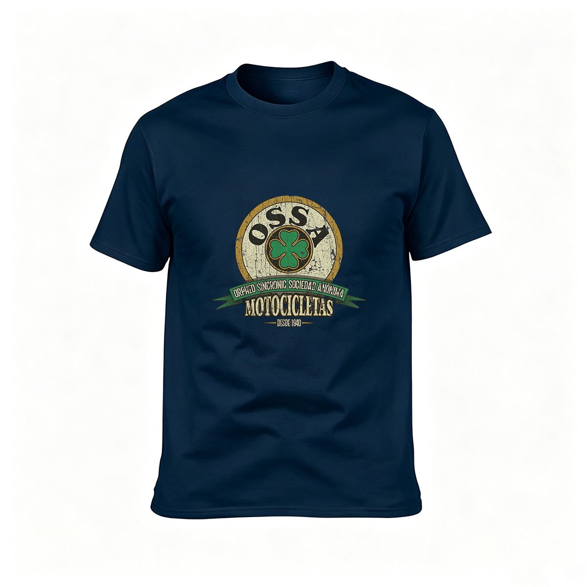 OSSA Motorcycles Vintage Logo Men's T-Shirt Gift for Bikers - Image 6