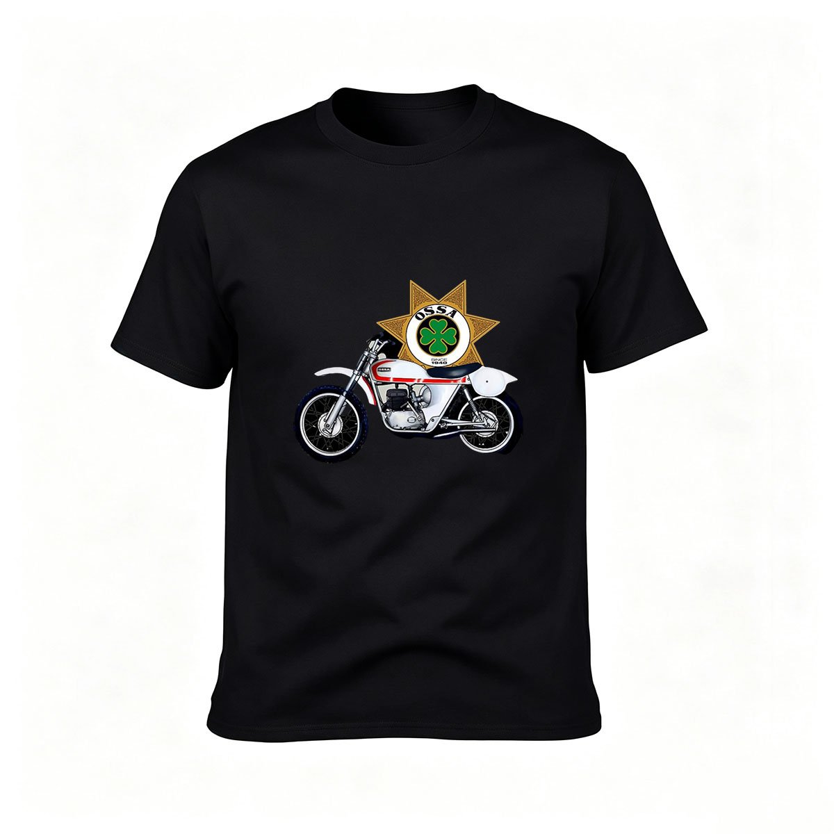 Irish Police Motorcycle T-Shirt Men's Gift Design