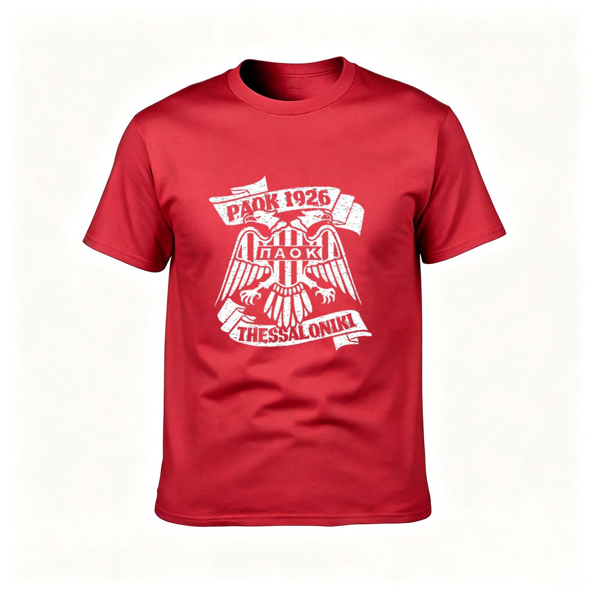 PAOK Thessaloniki 1926 Men's T-Shirt Football Club Logo Design - Image 5