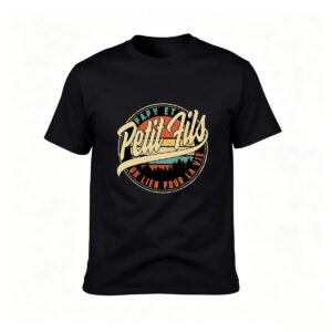 Petit Fils Father Son Bonding Men's T-Shirt Gift for Dad