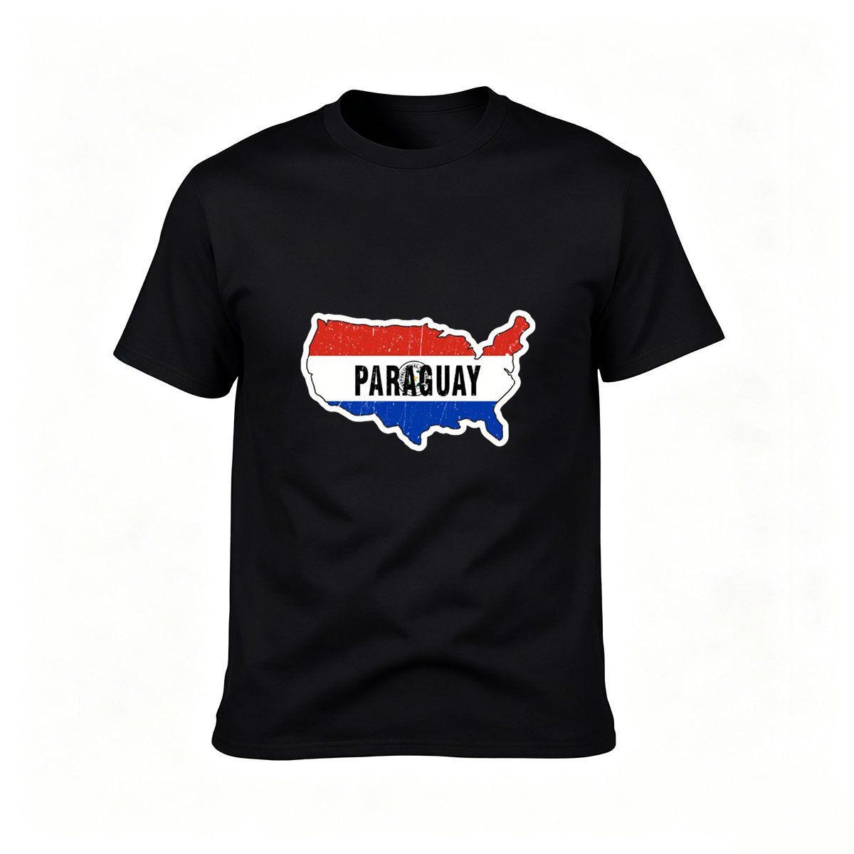Paraguay Map Flag T-Shirt Men Women Gift Travel Souvenir