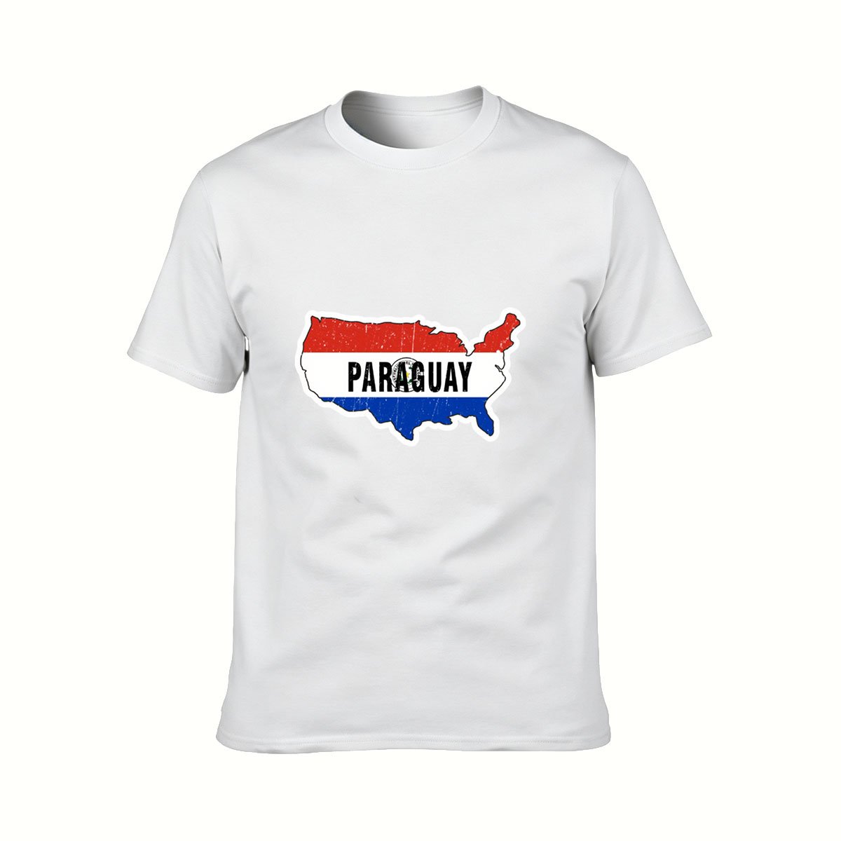 Paraguay Map Flag T-Shirt Men Women Gift Travel Souvenir - Image 2