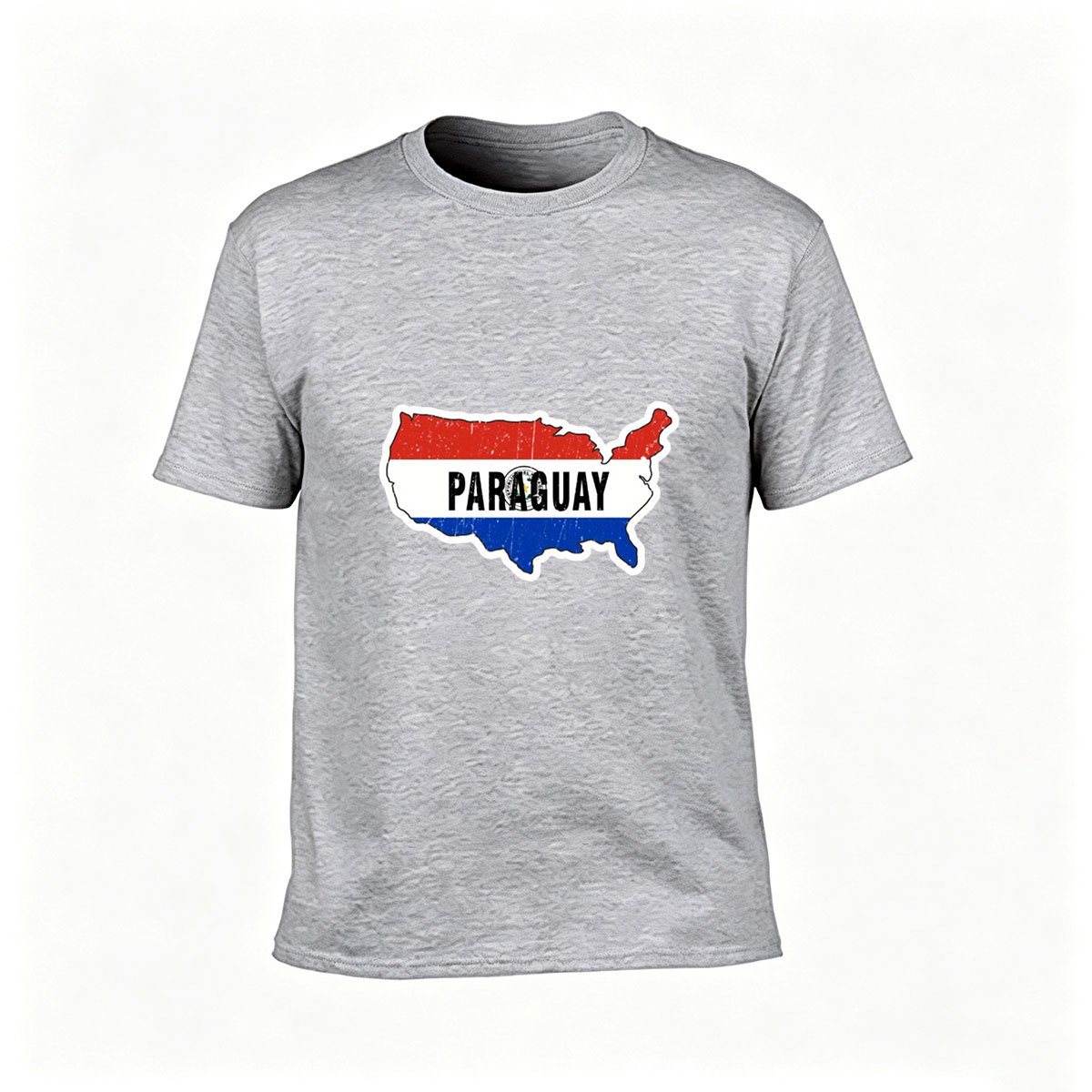 Paraguay Map Flag T-Shirt Men Women Gift Travel Souvenir - Image 3