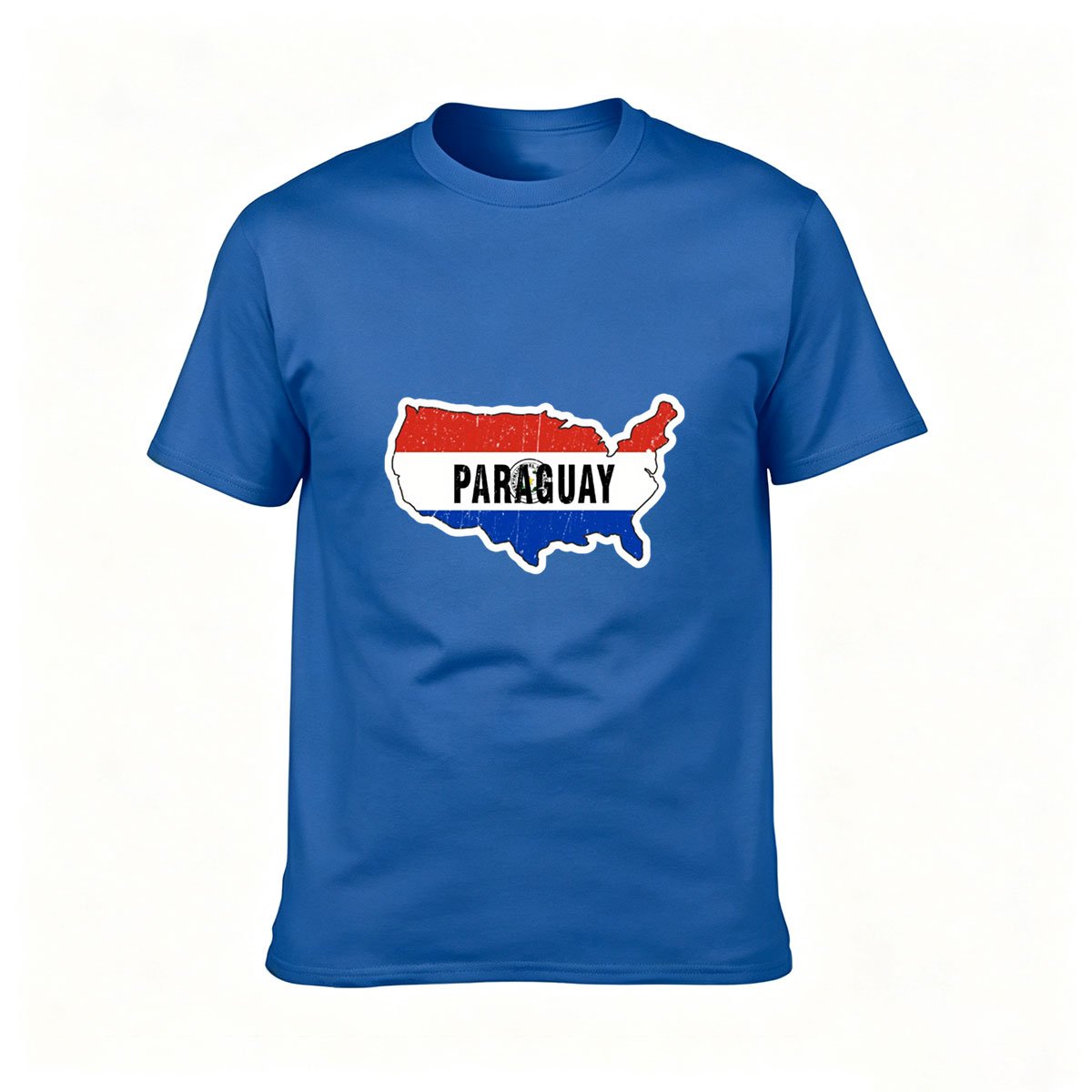 Paraguay Map Flag T-Shirt Men Women Gift Travel Souvenir - Image 4