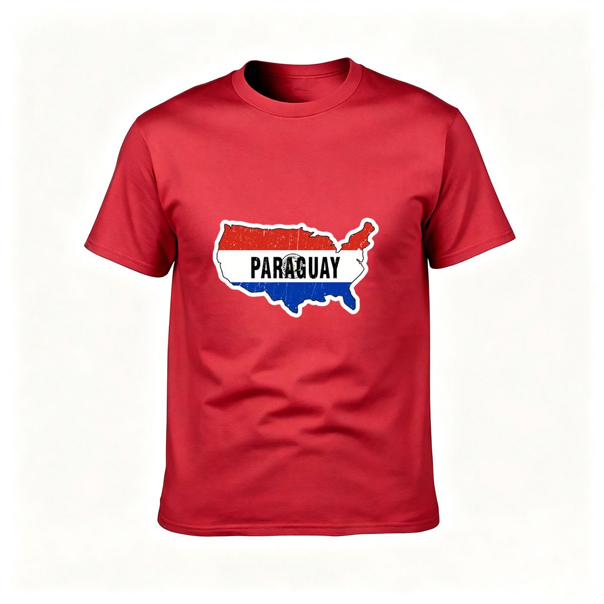 Paraguay Map Flag T-Shirt Men Women Gift Travel Souvenir - Image 5
