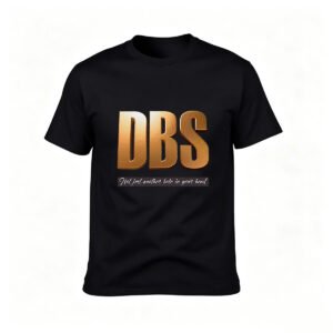 DBS Gold Logo T-Shirt Men's Women's Fashion Gift Wear