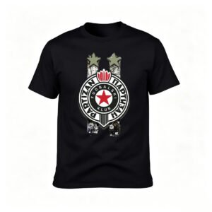 Partizan Football Club Logo Men's T-Shirt Gift for Fans