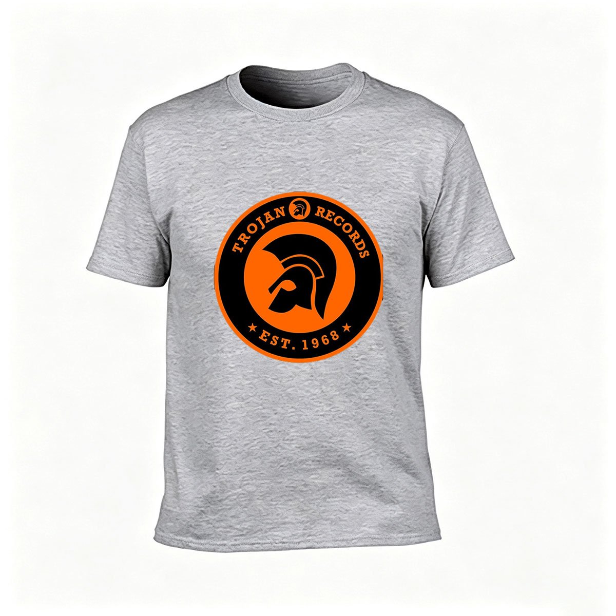 Trojan Records Logo Men's T-Shirt Classic Rock Music Gift - Image 3