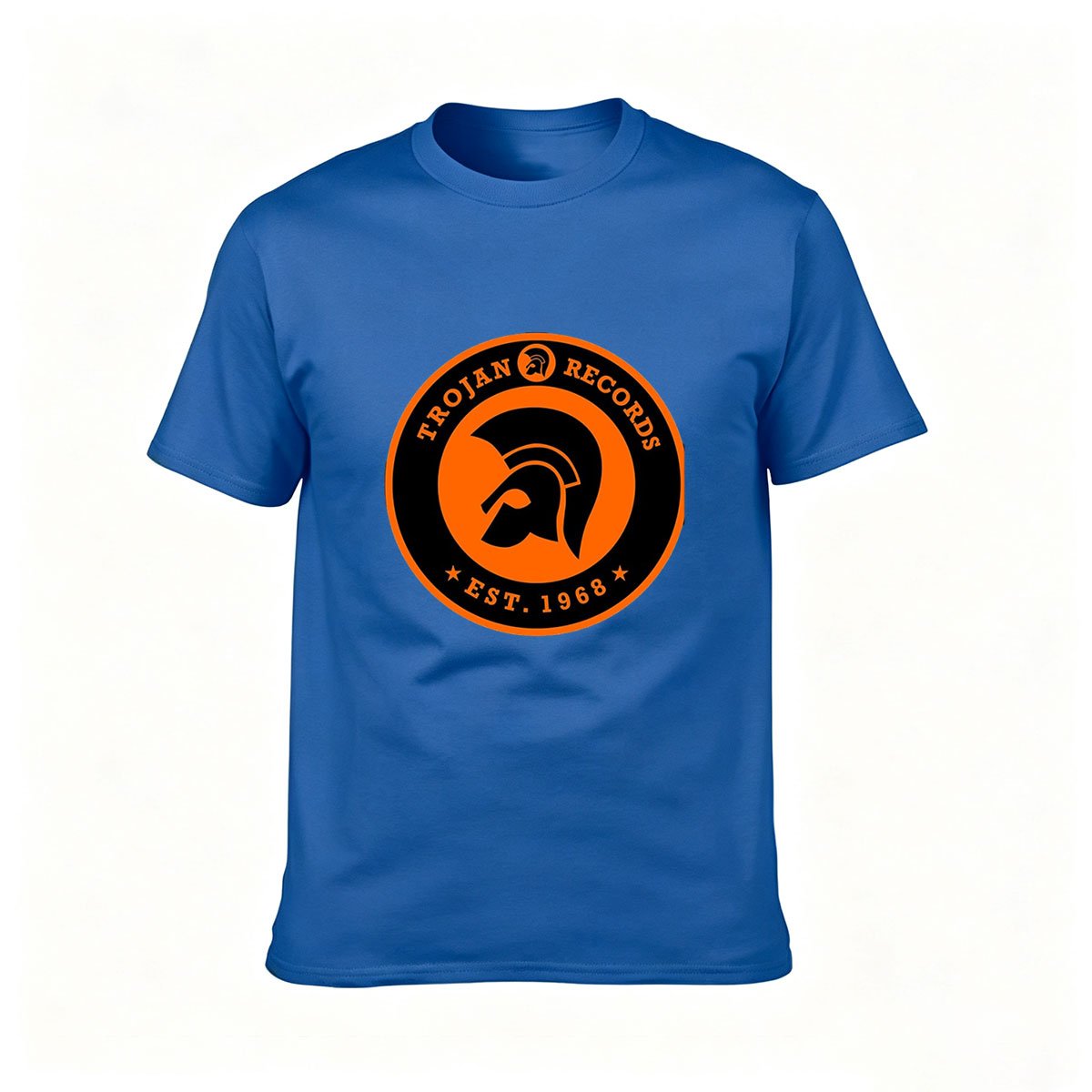Trojan Records Logo Men's T-Shirt Classic Rock Music Gift - Image 4