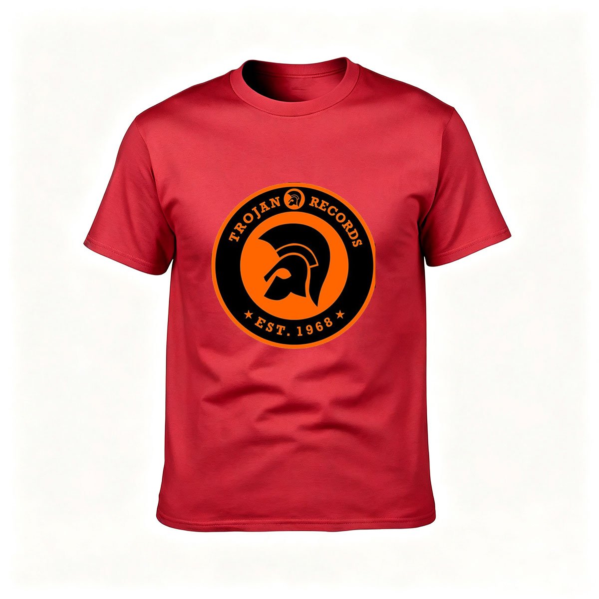 Trojan Records Logo Men's T-Shirt Classic Rock Music Gift - Image 5