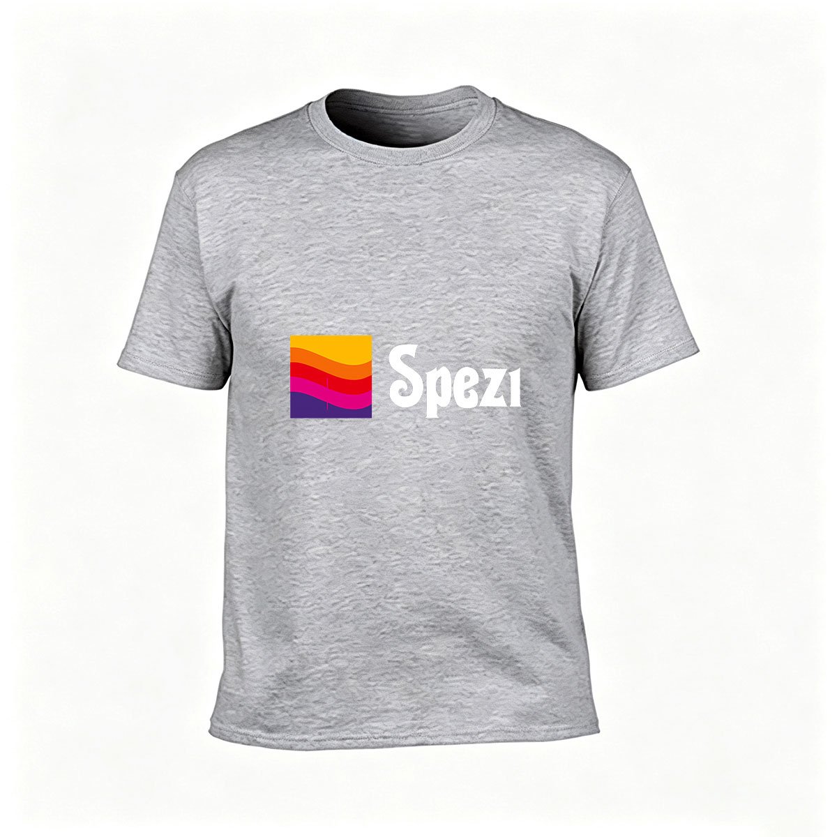 Spezi Rainbow Logo Men's T-Shirt Casual Gift Wear - Image 3