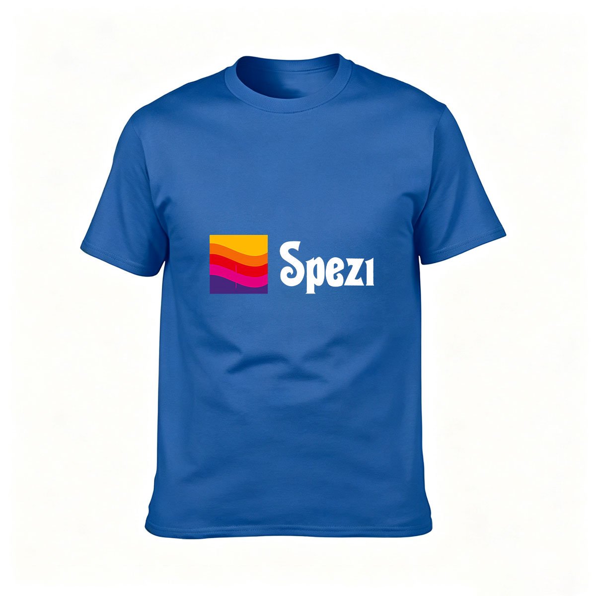 Spezi Rainbow Logo Men's T-Shirt Casual Gift Wear - Image 4