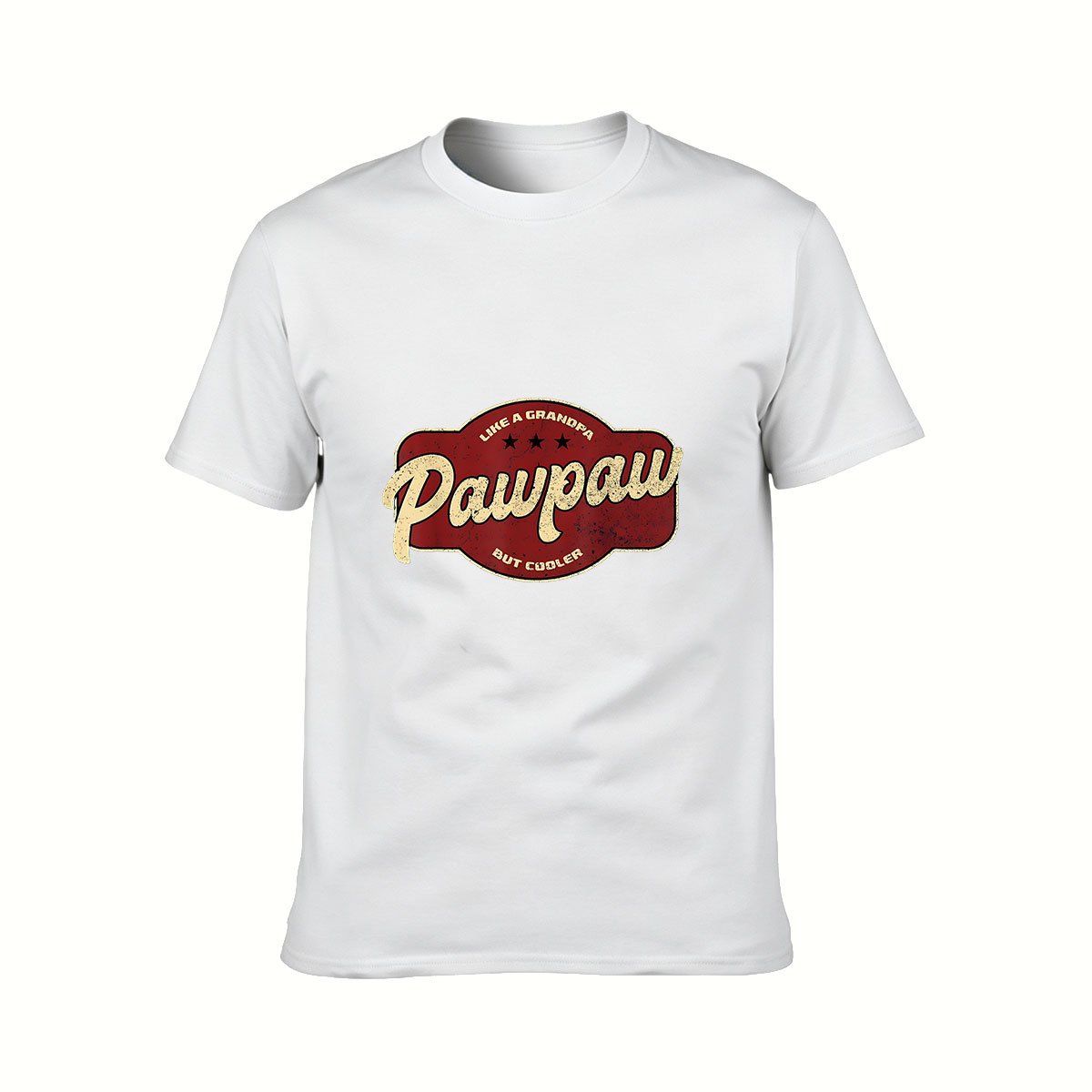 Pawpaw Like a Grandpa But Cooler Mens T-Shirt Gift - Image 2