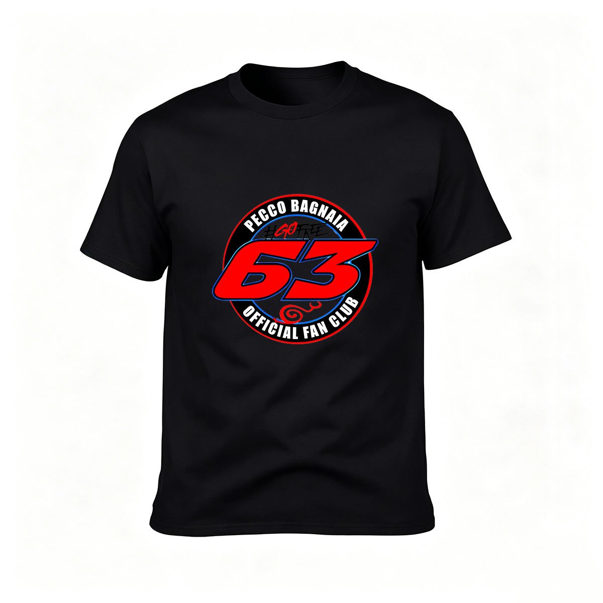 Pecco Bagnaia 63 Official Fan Club Men's T-Shirt Racing Gift