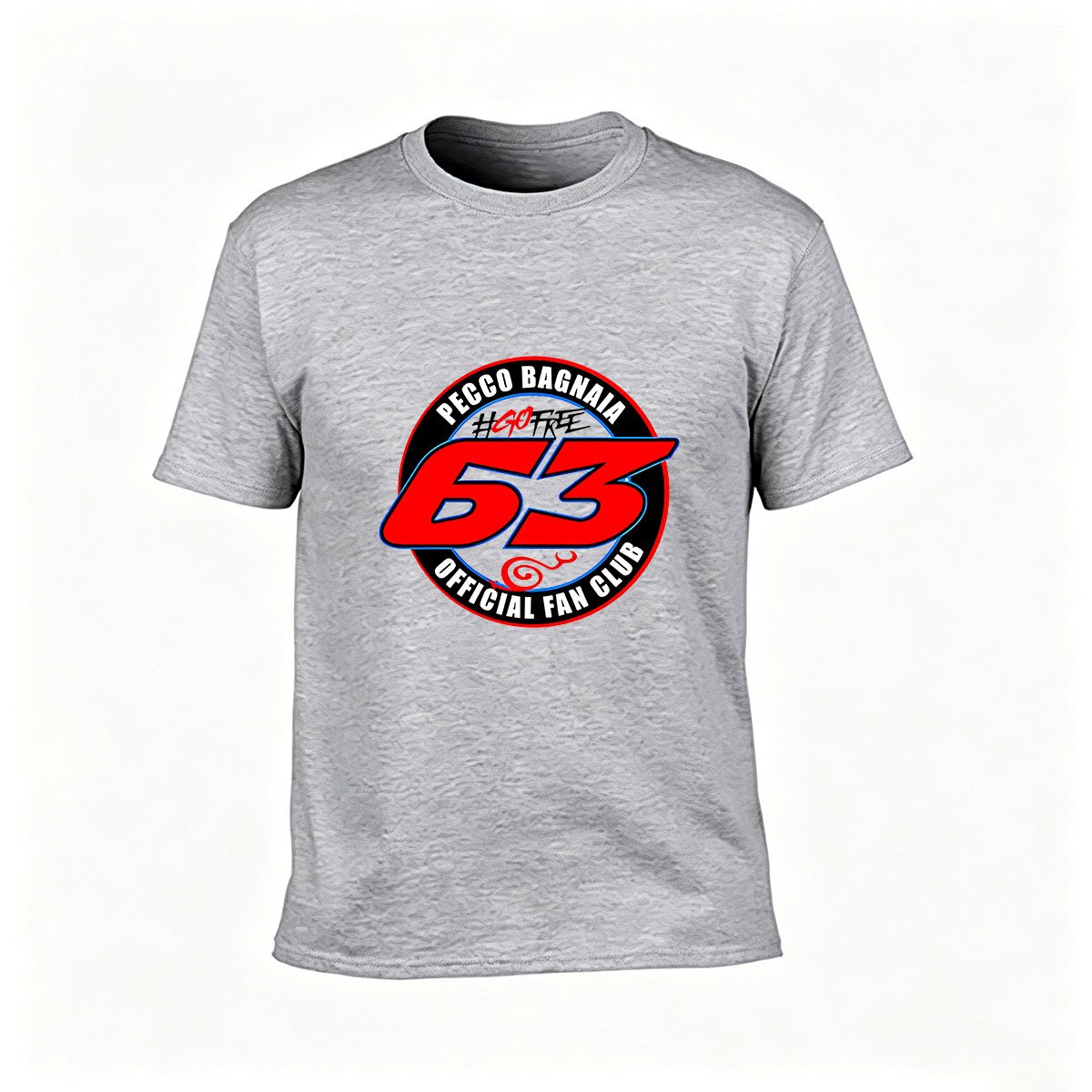 Pecco Bagnaia 63 Official Fan Club Men's T-Shirt Racing Gift - Image 3