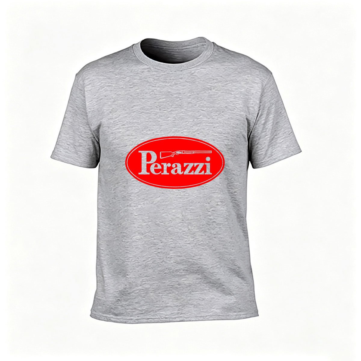 Perazzi Logo T-Shirt Men's Black Red Oval Design Gift for Hunters - Image 3