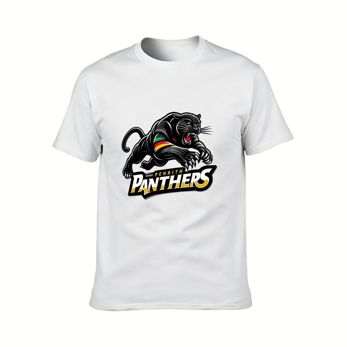 Penrith Panthers Logo T-Shirt Men's Black Rugby Team Tee Gift - Image 2